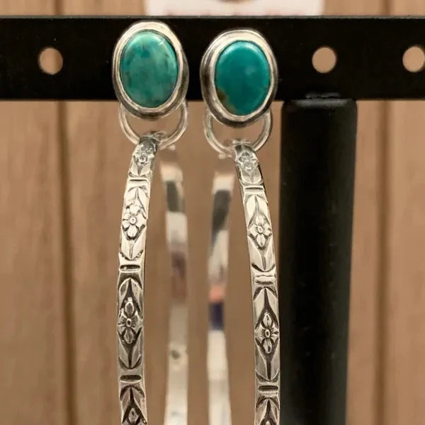 Vintage Onyx Boho Chic Ohrringe