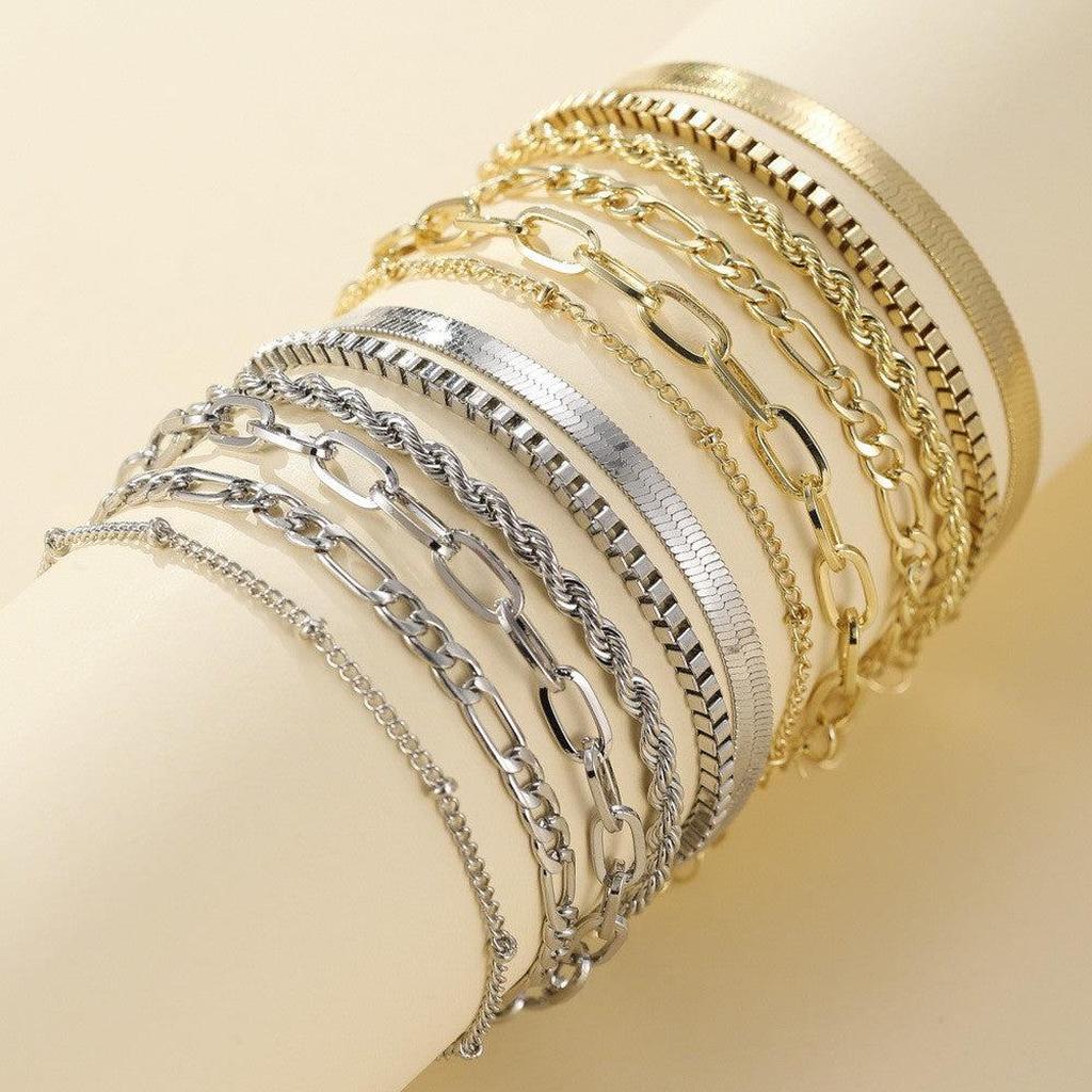 Armband-Set aus Gold