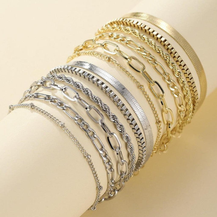 Armband-Set aus Gold