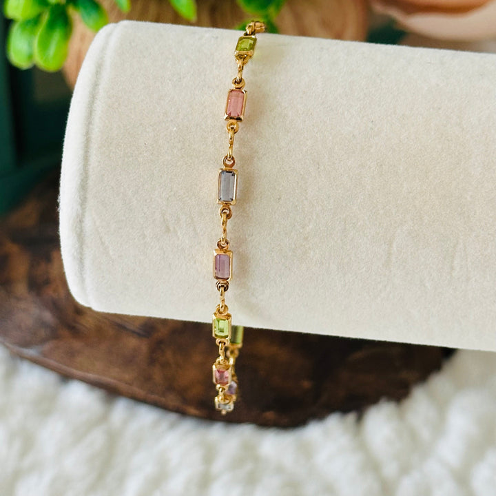 Isabella MultiColor CZ Steinarmband