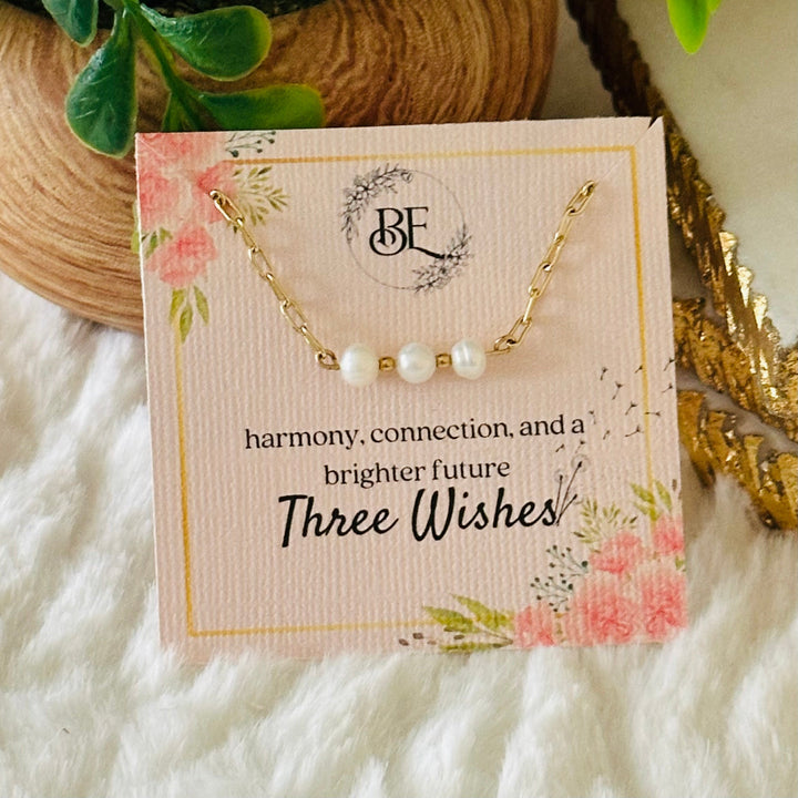 Drei Wünsche Perlenkette