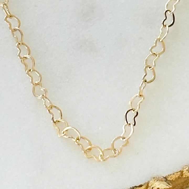 Amore Herz Link Choker Halskette