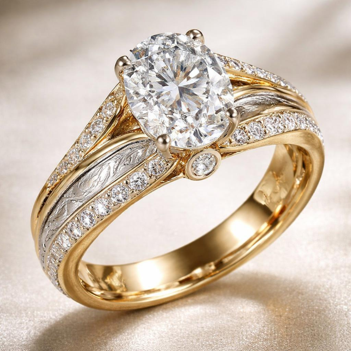 Vintage Zirkonia Ring