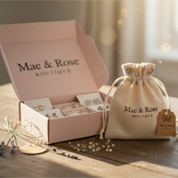 Vintage Gold Rose & Silber Ring