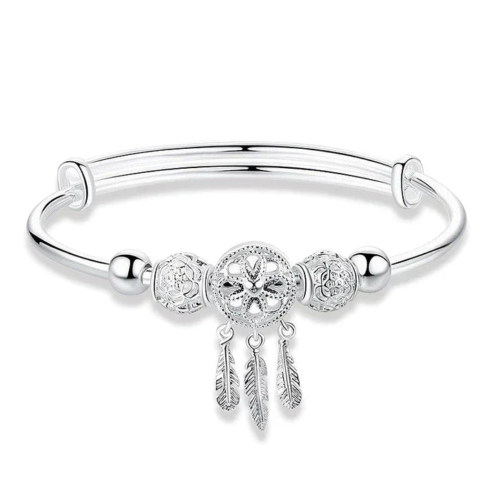 925 Silber Verstellbares Traumfänger Armband