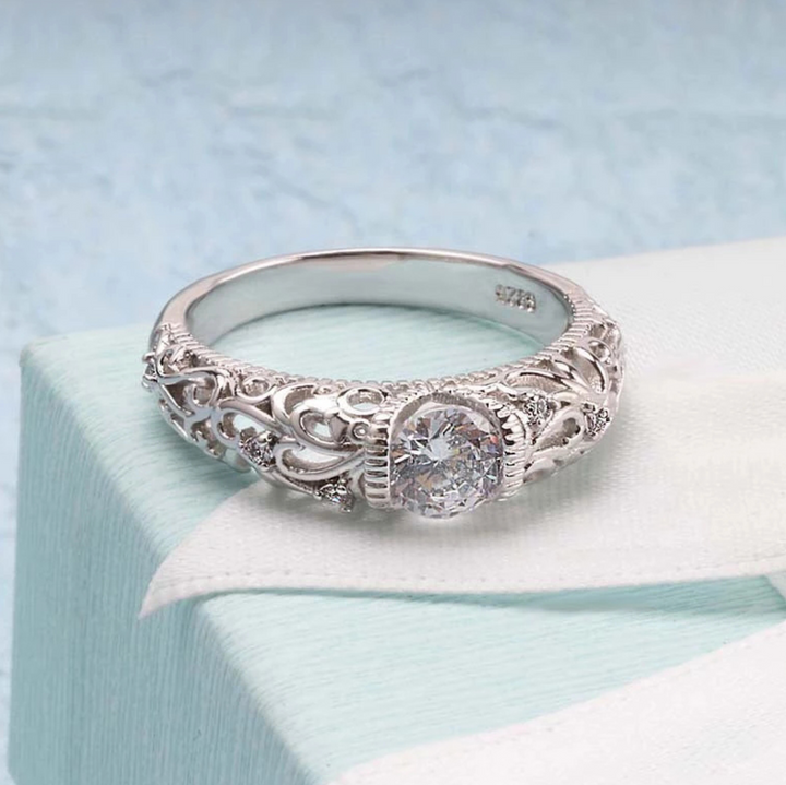 Eleganter Sterling Silber Ring