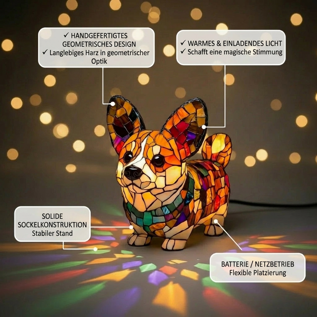 Strahlender Corgi