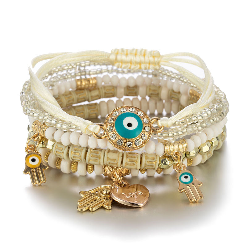Hamsa Armband Set