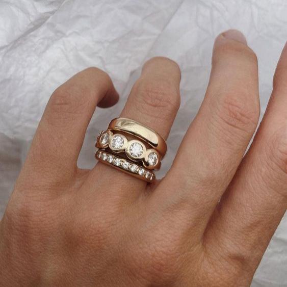 Magica Gold Geschmiedete Ringe