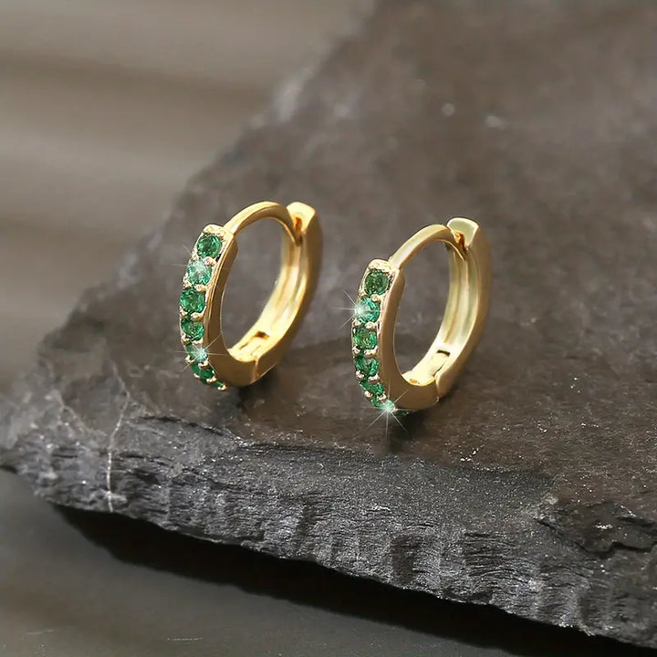 Küsteninspirierte goldene Tropfohrringe