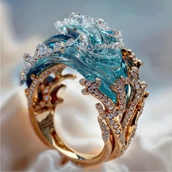 Ozeans Schwur Ring | Nachhaltiger, vom Ozean inspirierter Schmuck
