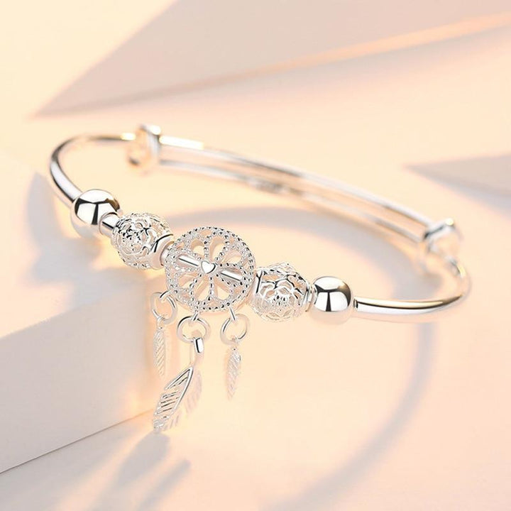 925 Silber Verstellbares Traumfänger Armband